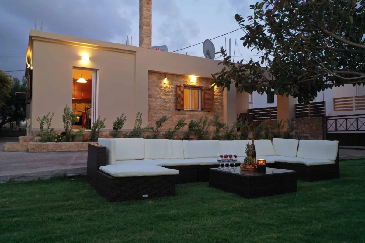 Villa Ciel olive trees garden aerial